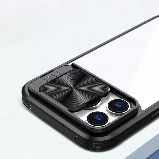 INF Przezroczyste etui na iPhone'a odporne na upadek jest również odporne na odciski palców