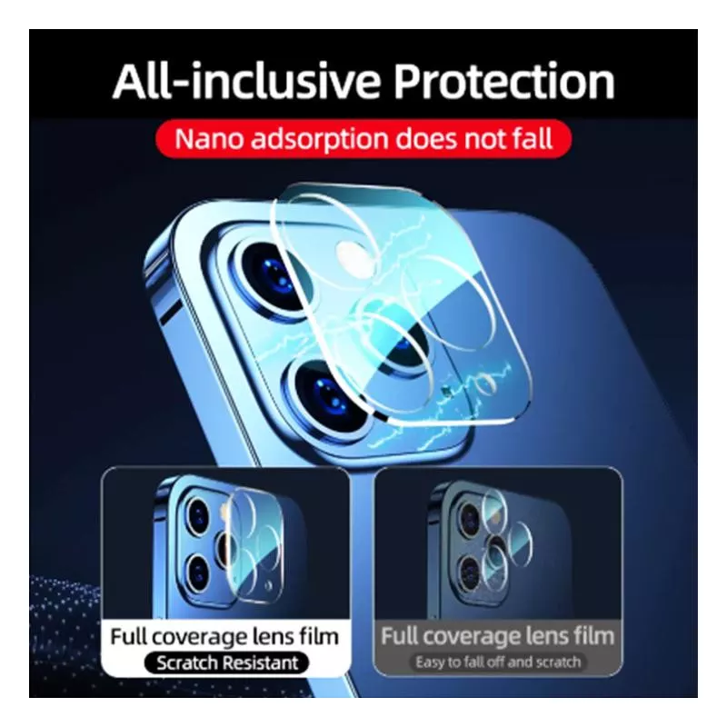 Ochrona obiektywu Aparat iPhone 12 Pro Zestaw 2 szt. Szkło hartowane