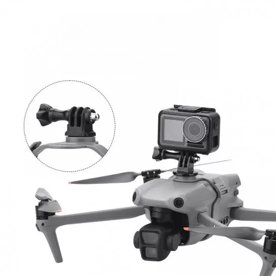 INF Zestaw do montażu rozszerzenia kamery sportowej do DJI Air 3 Szary