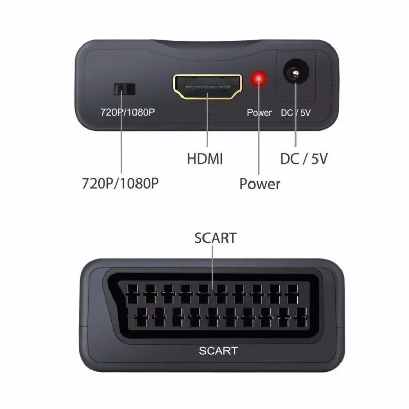 Scart till HDMI omvandlare 1080p