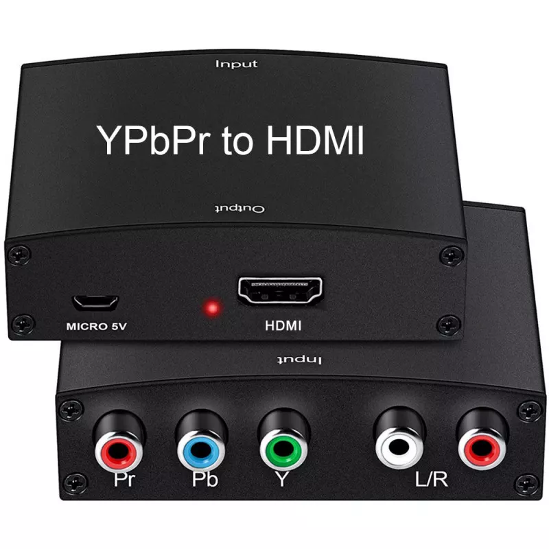 Konwerter wideo HD - konwerter YPbPr i L / R Audio na HDMI