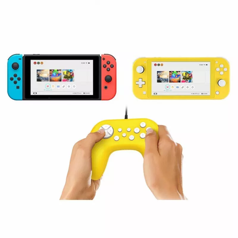 Trådad handkontroll Nintendo Switch / Switch Lite - gul
