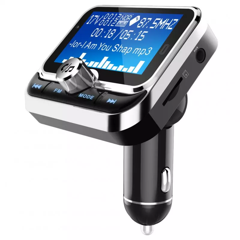 Bluetooth FM sändare och billaddare med dubbla USB 2.4V
